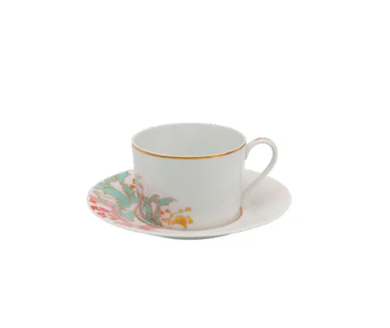 Чашка для чая с блюдцем