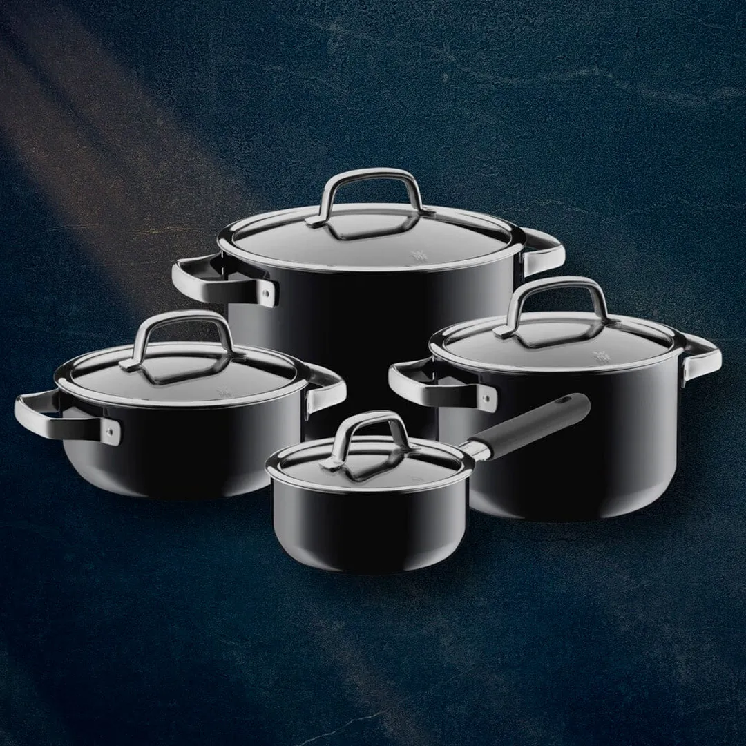 Набор кастрюль Fusiontec Black 4 предмета 16/20/20/24 см