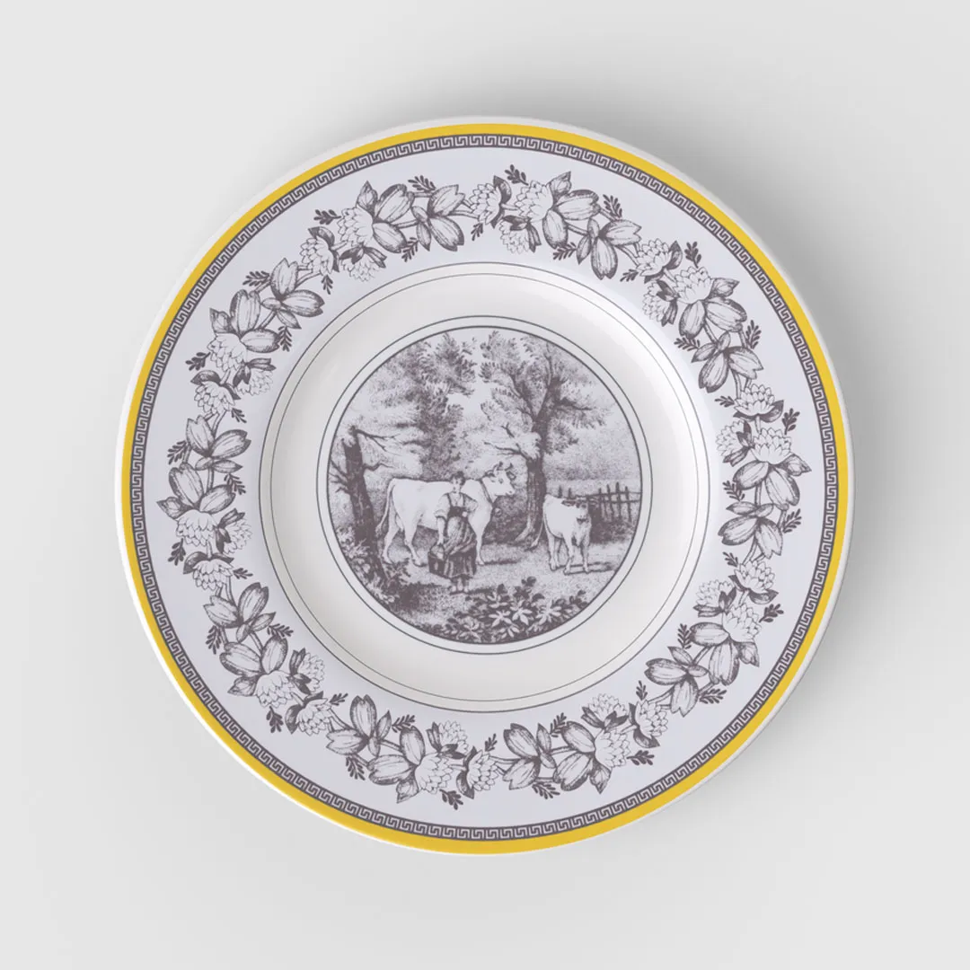 Бутербродная тарелка