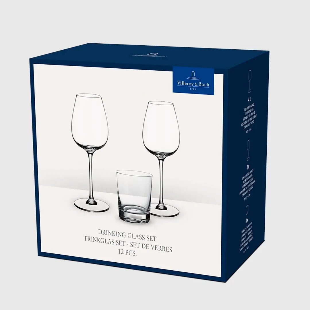 Набор бокалов и стаканов 12 шт.