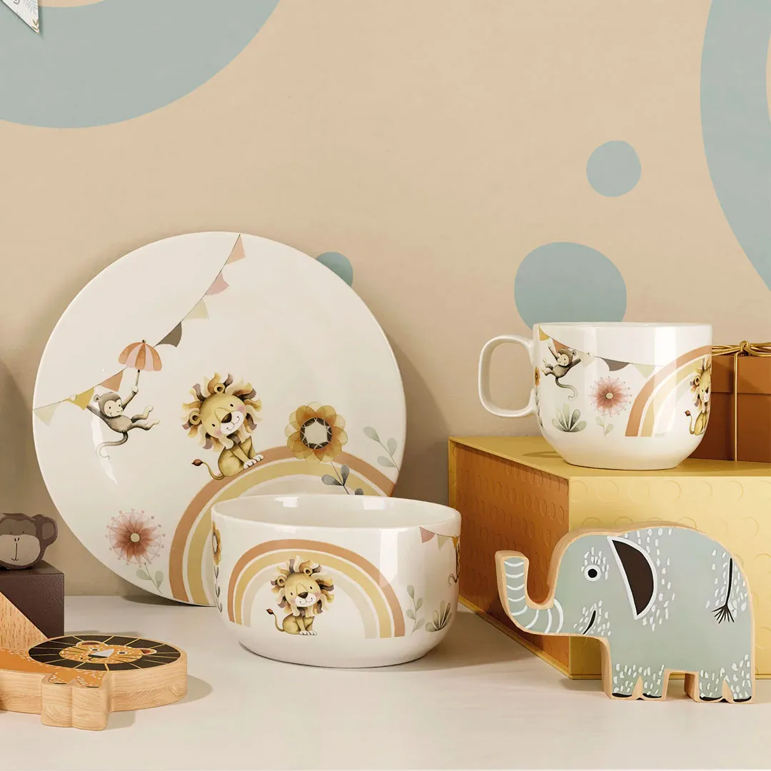 Набор детской посуды 3 предмета