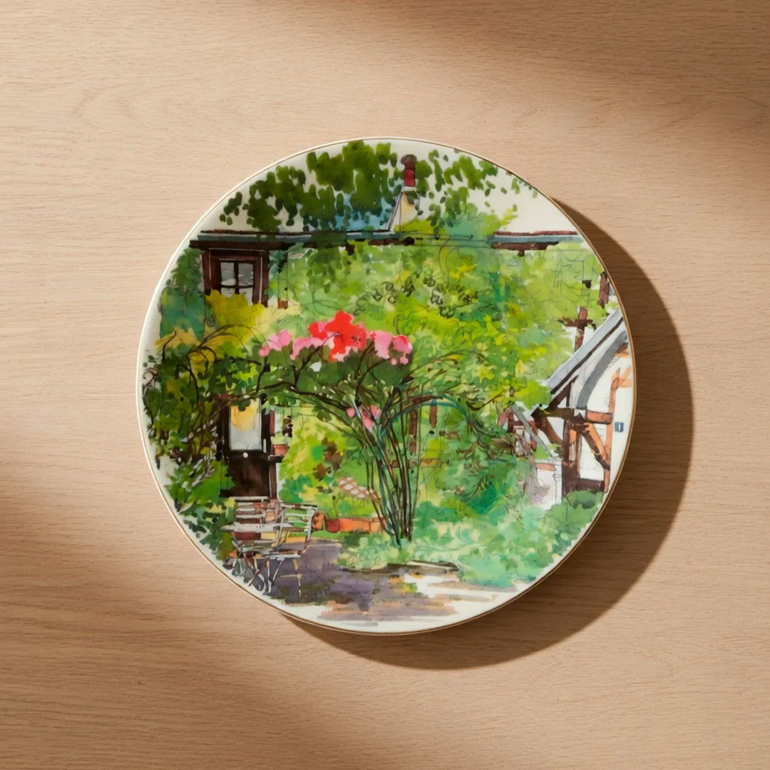 Бутербродная тарелка