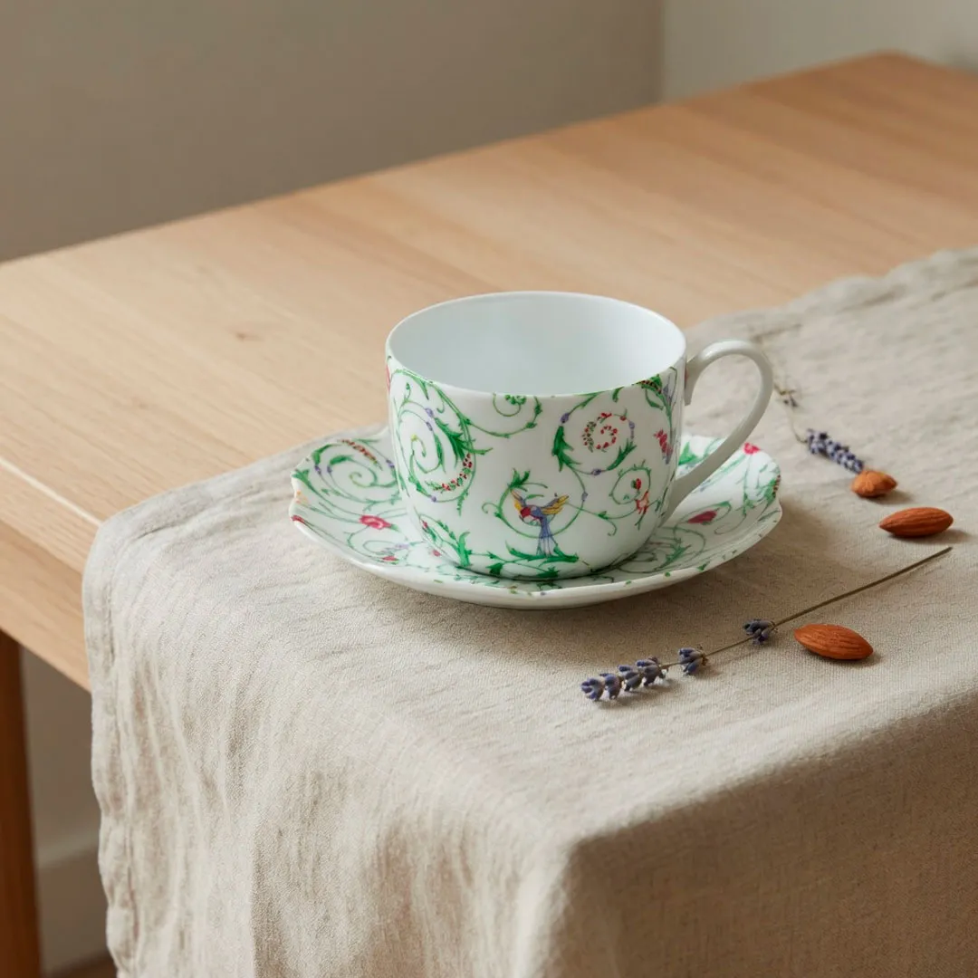 Чашка для чая с блюдцем