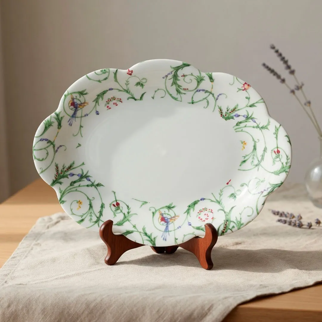 Овальное блюдо