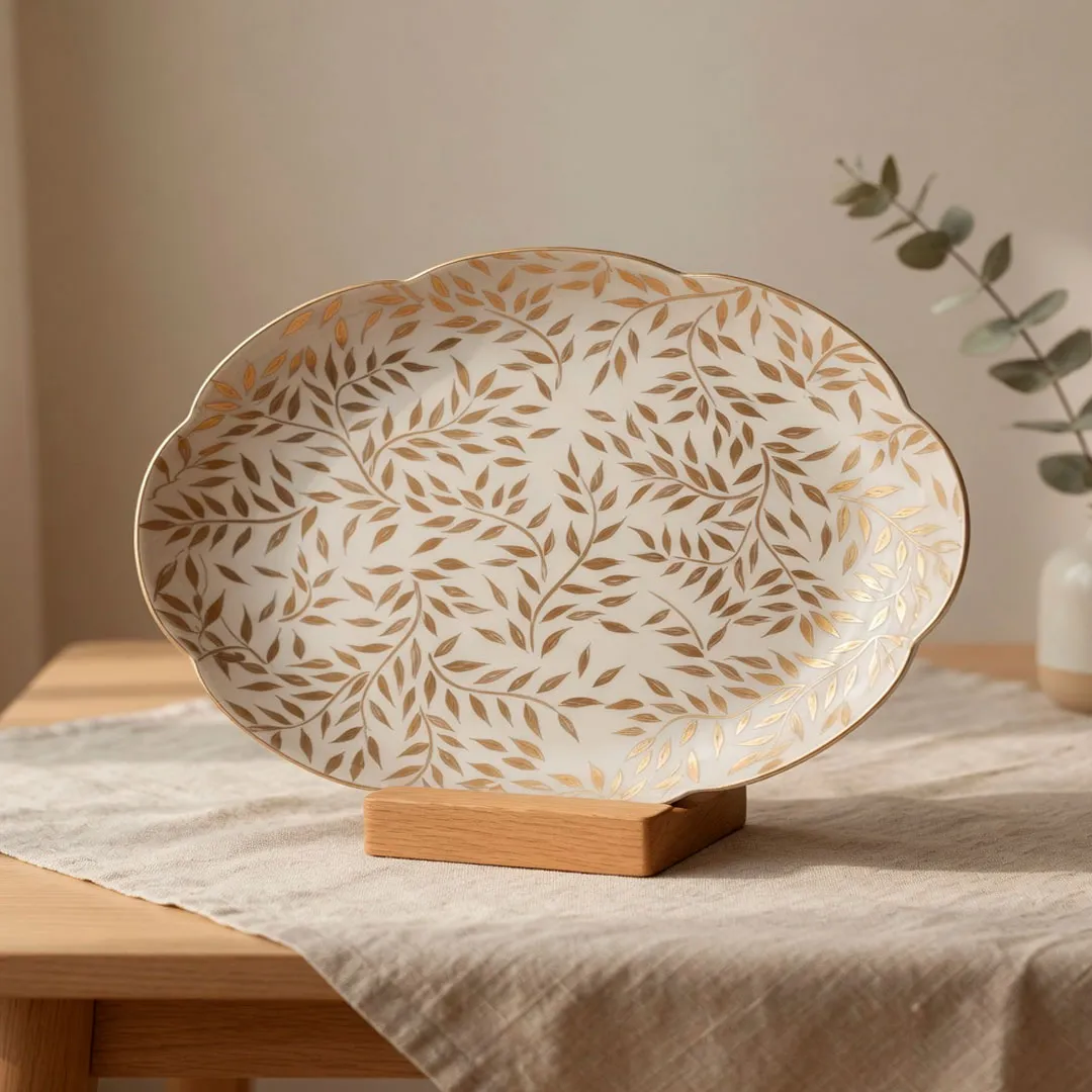 Овальное блюдо