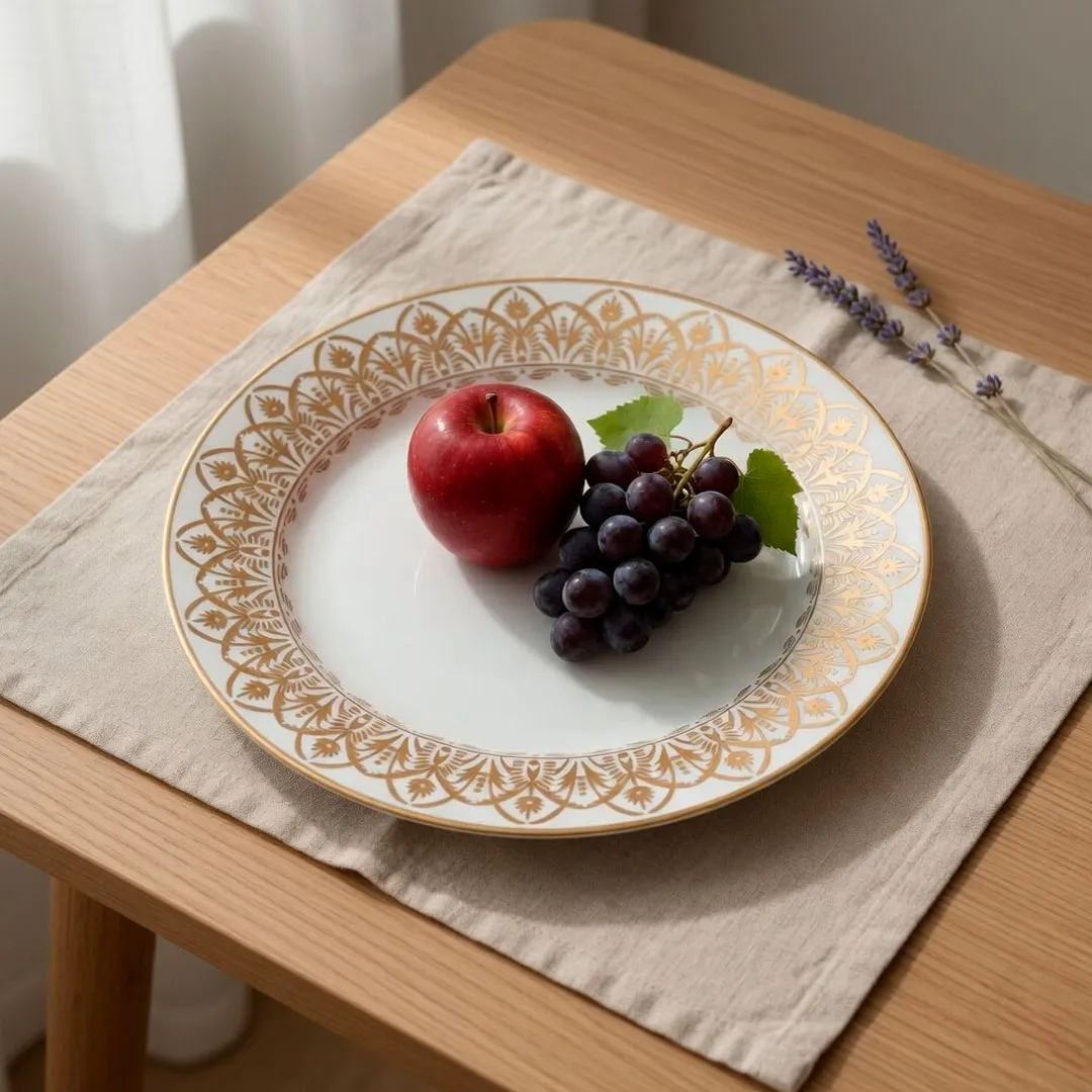 Круглое глубокое блюдо