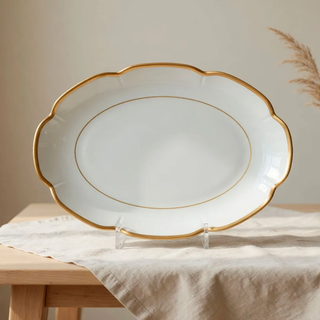 Овальное блюдо