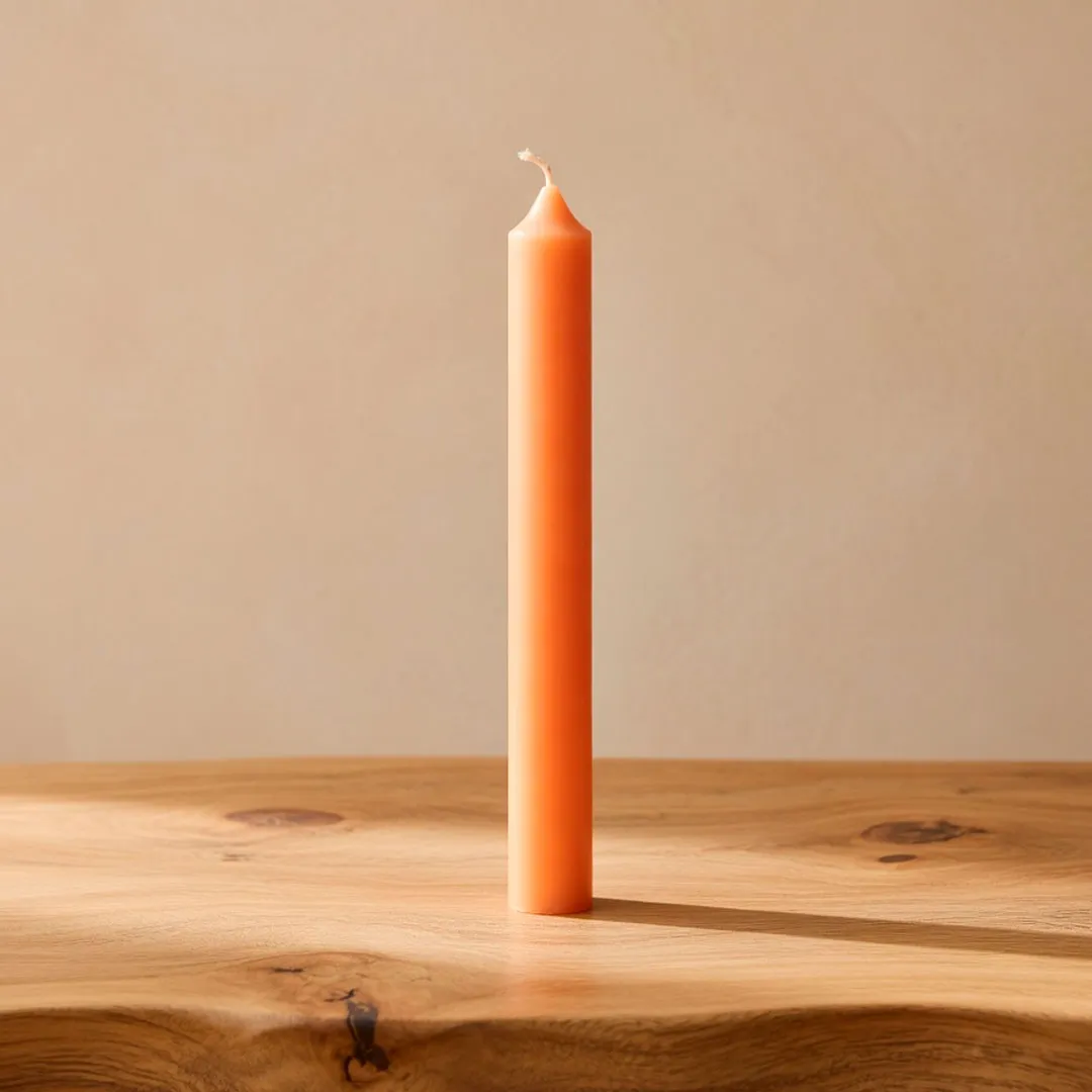 Свеча Столовая “DROI ORANGE” d 22- h 200