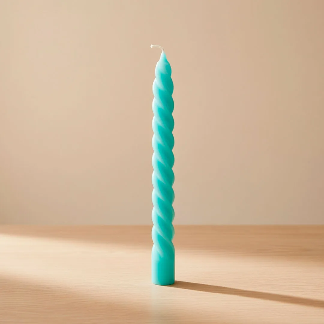 Набор столовых свечей “TWIST VERT” 6шт.